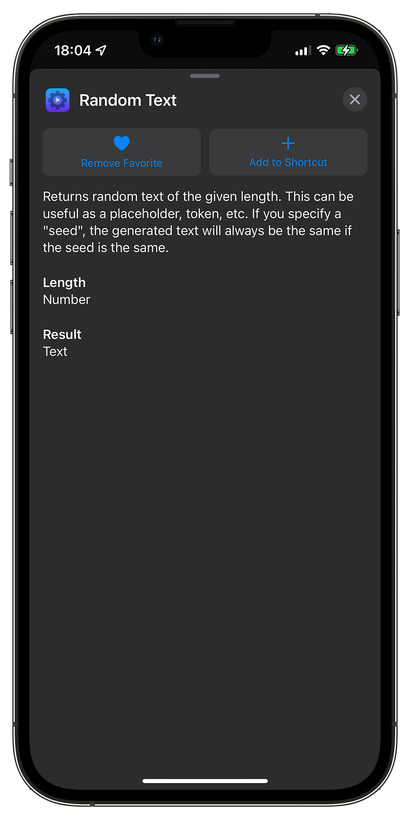 RandomTextAction