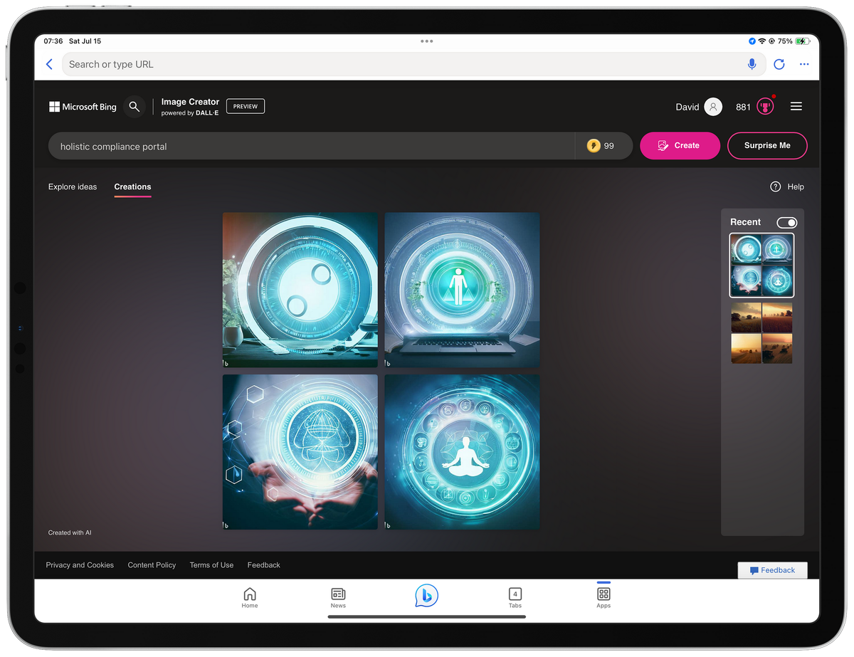 Microsoft Bing’s Image Creator Presents… The Holistic Compliance Portal Collection