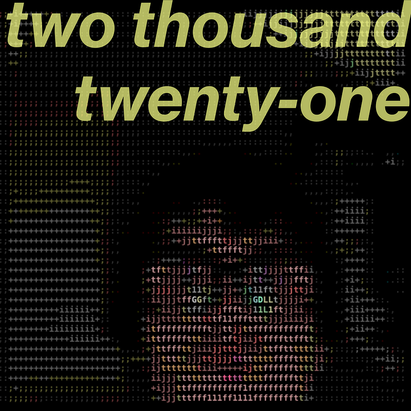 Cover art for my “Best of 2021” Apple Music playlist.